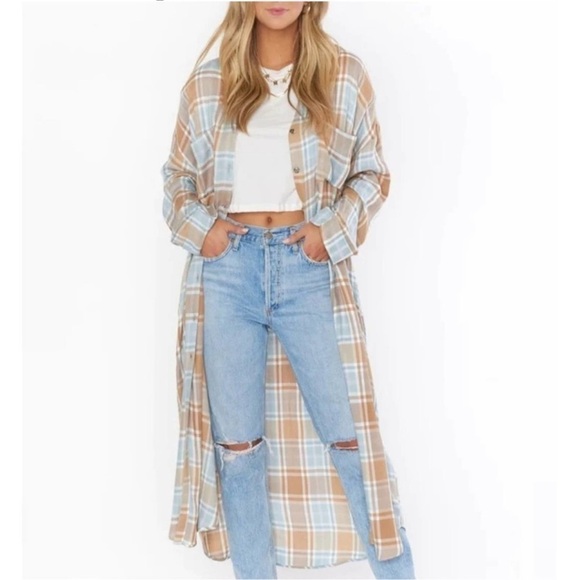 SHOW ME YOUR MUMU LEO BUTTON DOWN TUNIC - Picture 1 of 16